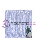 Светлинна завеса LED гирлянда за прозорец с дистанционно управление 3м